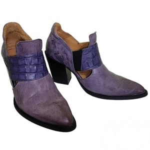 John Fluevog Entrance Room 502 Purple Heels